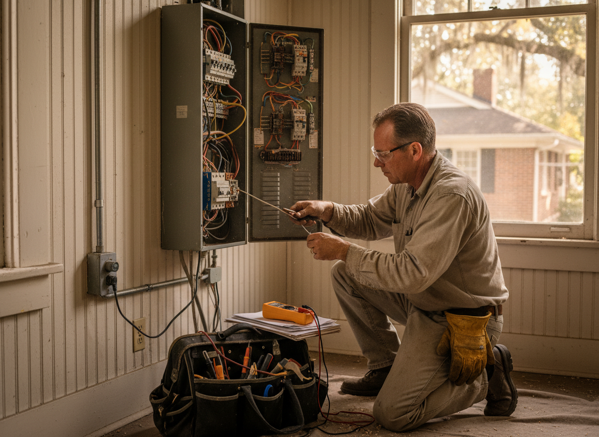 electrician in Old Cloverdale